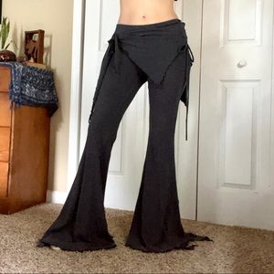 Melodia Designs bellydance yoga pants womens size M gray